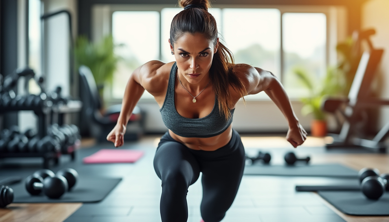 découvre comment les fentes sautées peuvent booster ton entraînement ! cet exercice simple et dynamique t’aide à brûler des calories, à renforcer tes jambes et à améliorer ton cardio. adopte-le facilement dans ta routine !