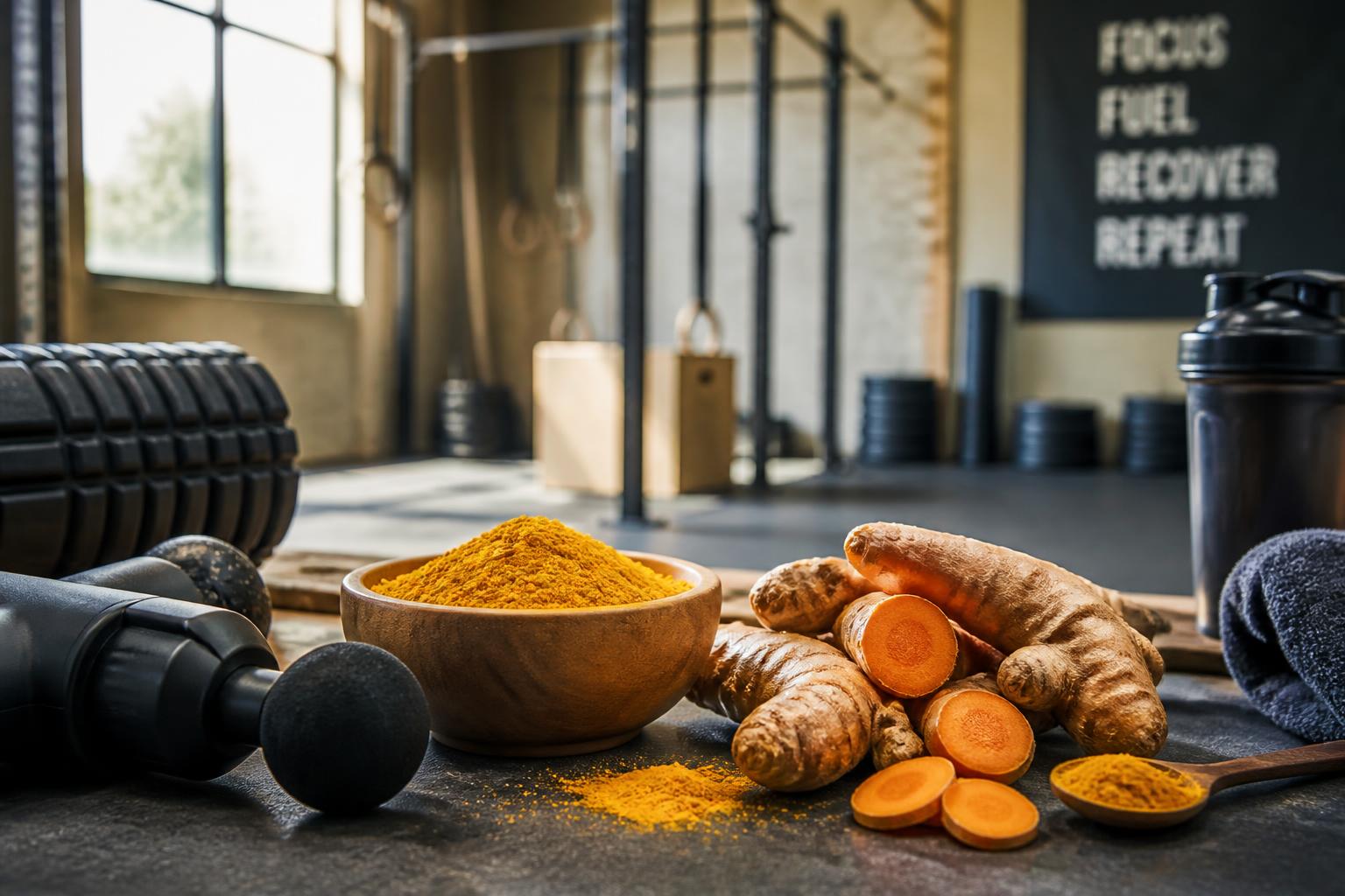 découvrez comment le curcuma, grâce à son effet anti-inflammatoire naturel, favorise la récupération musculaire après l'effort et réduit les douleurs.