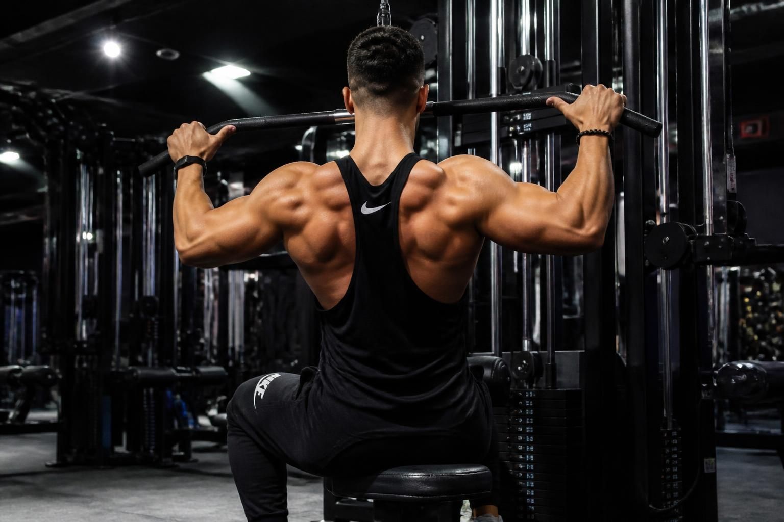 découvrez des exercices efficaces pour cibler le grand dorsal, le muscle clé du dos en v, et améliorez votre force et votre silhouette.